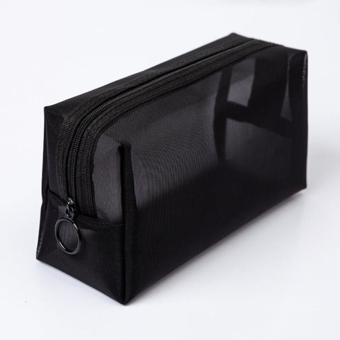 Transparent Mesh Toiletry Bag