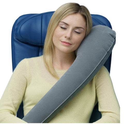 J-Type Travel Pillow with Headrest
