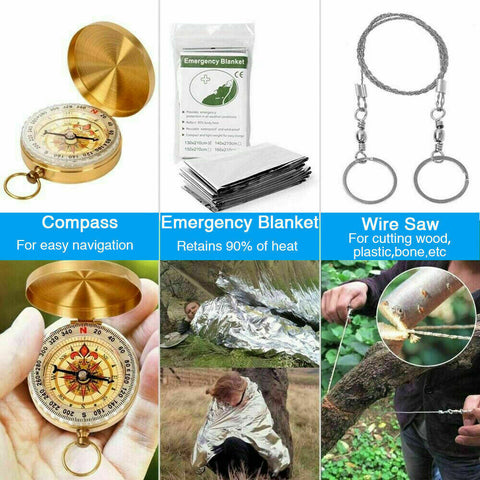 14-in-1 Emergency Survival Kit